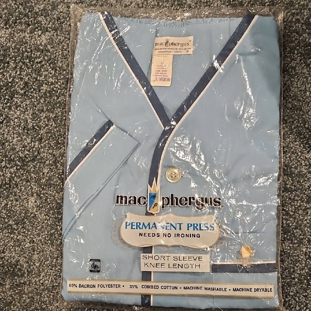 Blue Short Sleeve Men's Shirt